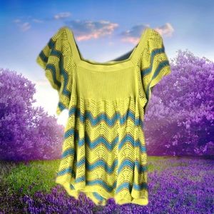 Free People Square Neck Top